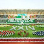 Aşgabat Stadionynda Gecirilen Baýramçylyk Dabaralary