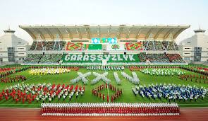 Aşgabat Stadionynda Gecirilen Baýramçylyk Dabaralary