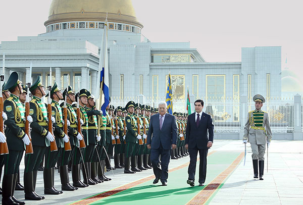 Türkmenistanyň Prezidenti we Palestina Döwletiniň Prezidenti