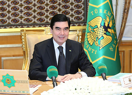 Türkmenistanyň Prezidenti Liwan Respublikasynyň Prezidentini Gutlady