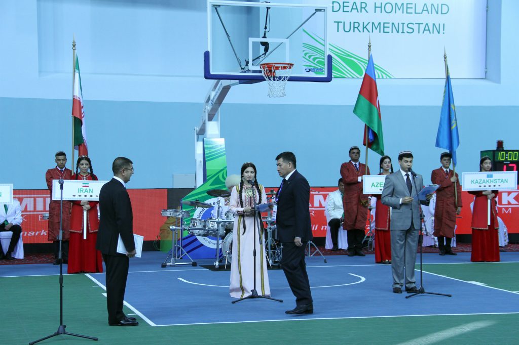 Türkmenistan Aşgabatda Basketbol Boýunça Halkara Ýaryşy Fotogalereýa