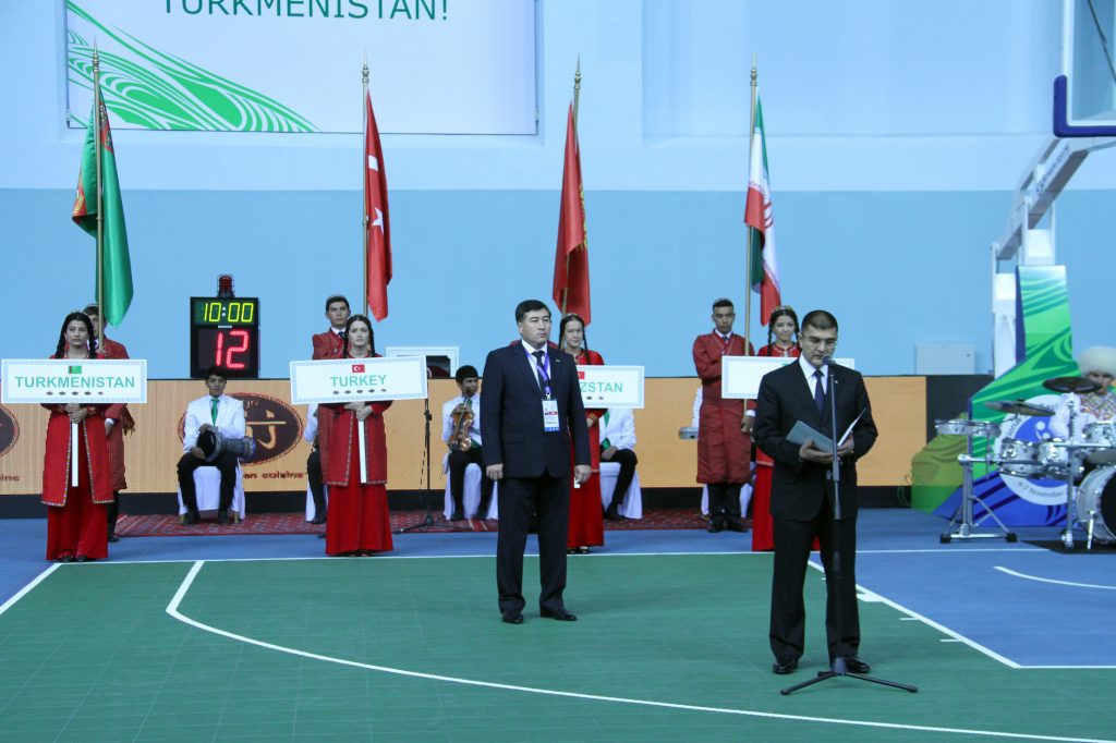 Türkmenistan Aşgabatda Basketbol Boýunça Halkara Ýaryşy Fotogalereýa