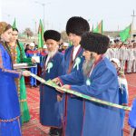 Türkmenistanyň Döwlet Migrasiýa Gullugynyň Harby Gullukçylary Üçin Niýetlenen Gulluk Ýaşaýyş Jaýynyň Açylyş Dabarasynyň Fotosuratlary