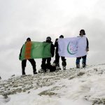 Türkmenistanyň Döwlet Baýdagy we Aziada-2017-niň Nyşany Ýurdumyzyň Iň Belent Nokadynda!