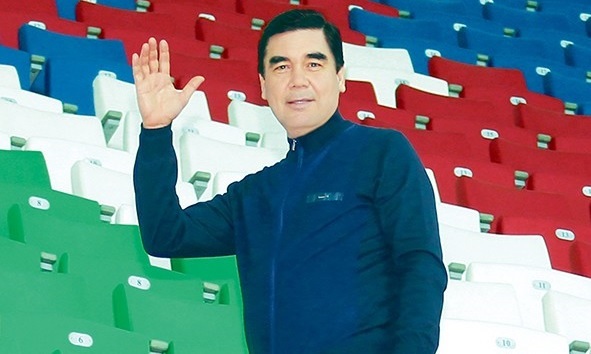 Türkmenistanyň Prezidenti Gurbanguly Berdimuhamedow Aziaýa-2017-niň Baş Meýdançasynyň Abadanlaşdyrylyşynyň Barşy Bilen Tanyşdy