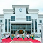 Prezidentler Gurbanguly Berdimuhamedow we Aleksandr Lukaşenko Aşgabatda Belarus Respublikasynyň Ilçihanasynyň Täze Binasyny Açdylar