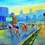 Çeperçilik Akademiýasynyň Sergi Merkezinde Aziada-2017-ä Bagyşlanan Eserleriň Sergisi Açyldy