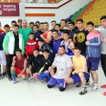 Russiýanyň At Gazanan Tälimçisi Aleksandr Lebzýak Türkmen Boksçylary Bilen Görkezme Türgenleşigini Geçirdi