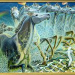 Aşgabatda Ahalteke Bedewlerine Bagyşlanylan Döredijilik Işleriniň Sergisi Açyldy