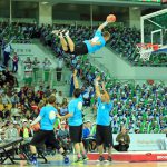Aşgabadyň Olimpiýa Şäherjiginde Meşhur “Harlem Globetrotters” Toparynyň Gatnaşmagynda Basketbol Tomaşasy Geçirildi