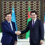 Prezidentler Gurbanguly Berdimuhamedow we Şawkat Mirziýoýew Metbugat Wekillerine Ýüzlenme Bilen Çykyş Etdiler