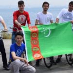 Stambul Şäherinde Aziada-2017 Oýunlarynyň Başlanmagyna 100 Gün Galmagy Mynasybetli Welosipedli Ýörüş Geçirildi