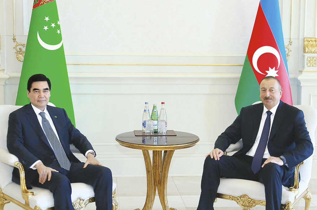 Türkmenistan we Azerbaýjan Ikitaraplaýyn Hyzmatdaşlygyň Strategiki Häsiýete Eýedigini Beýan Etdiler