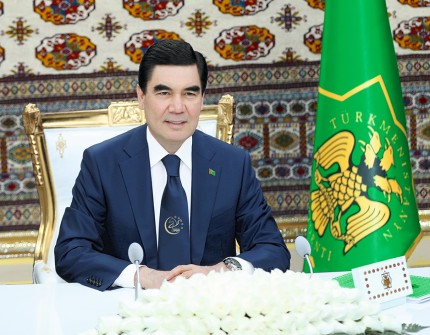 Türkmenistanyň Prezidenti BMG-niň Merkezi Aziýa üçin Öňüni Alyş Diplomatiýasy Boýunça Sebit Merkeziniň Baştutanyny Kabul Etdi
