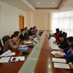 Türkmenistanyň we ÝUNISEF-iň Wekilleri Bilelikdäki Resminamanyň Taslamasyny Ara Alyp Maslahatlaşmak Üçin Duşuşyk Geçirdiler