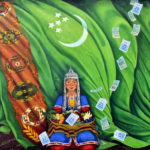 Žiwopisçiler Suratlarynda Baýramçylyk Ruhuny Wasp Edýärler