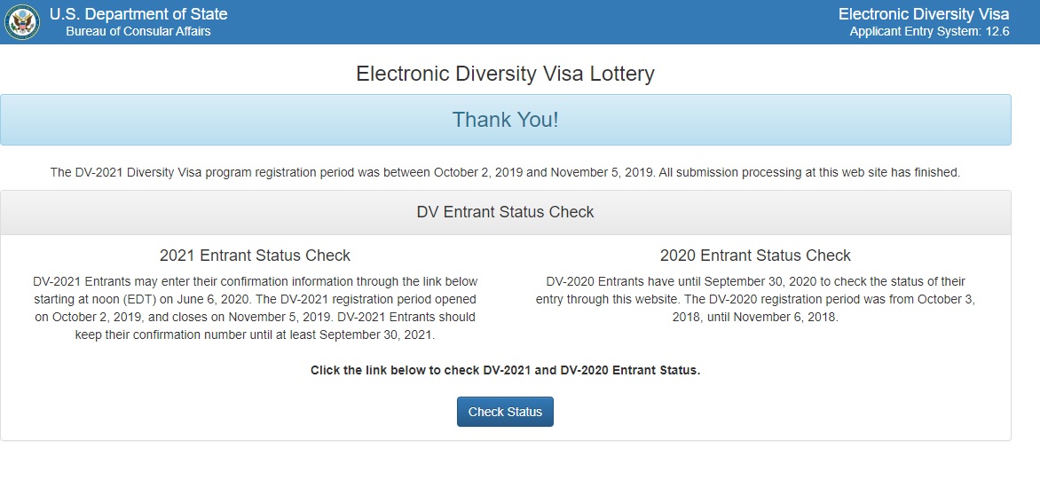 Green Card 2021 Sonuçları Açıklandı